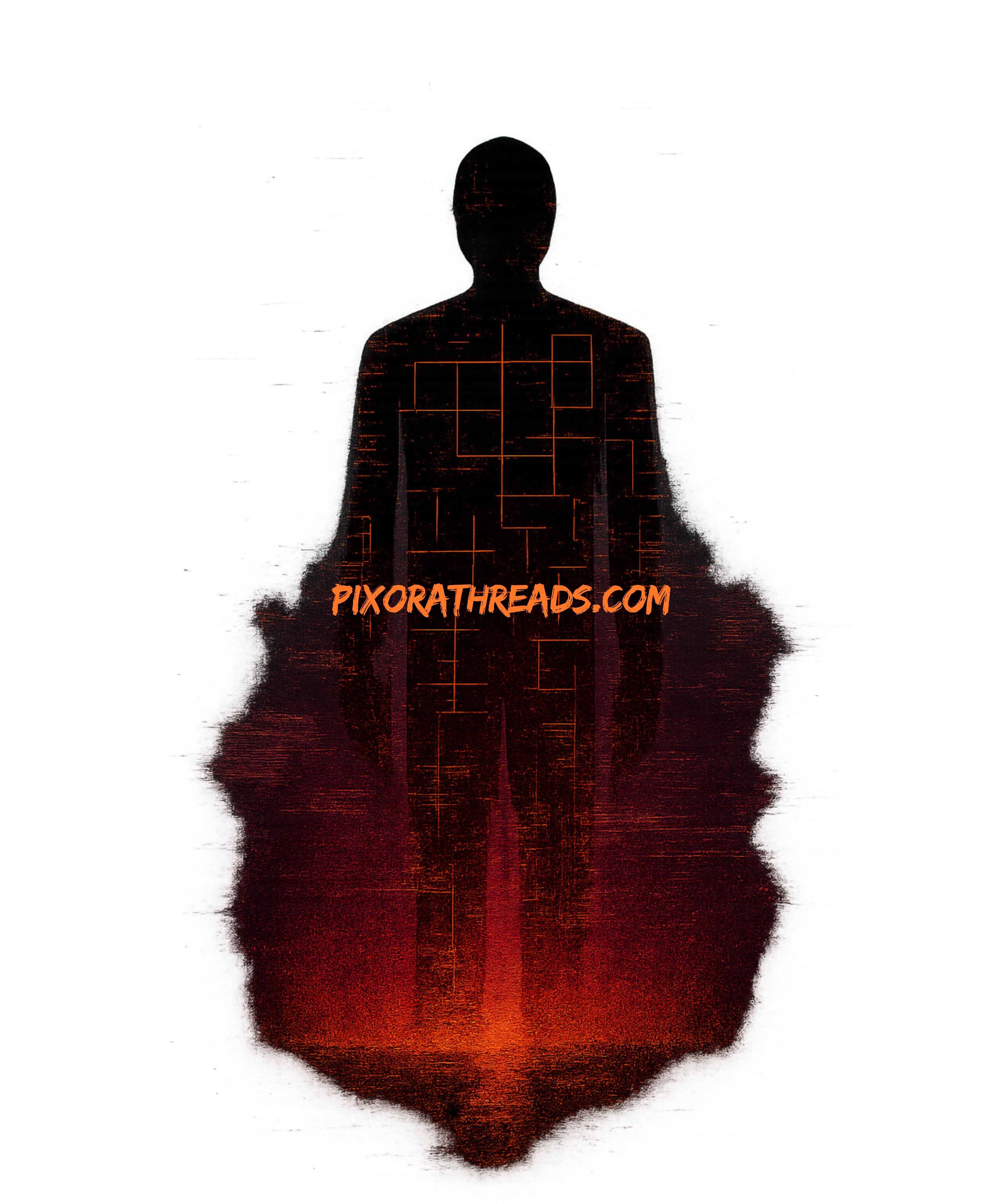 Transparent digital art image titled PixoraDrop Firewall with vibrant colors and sharp details