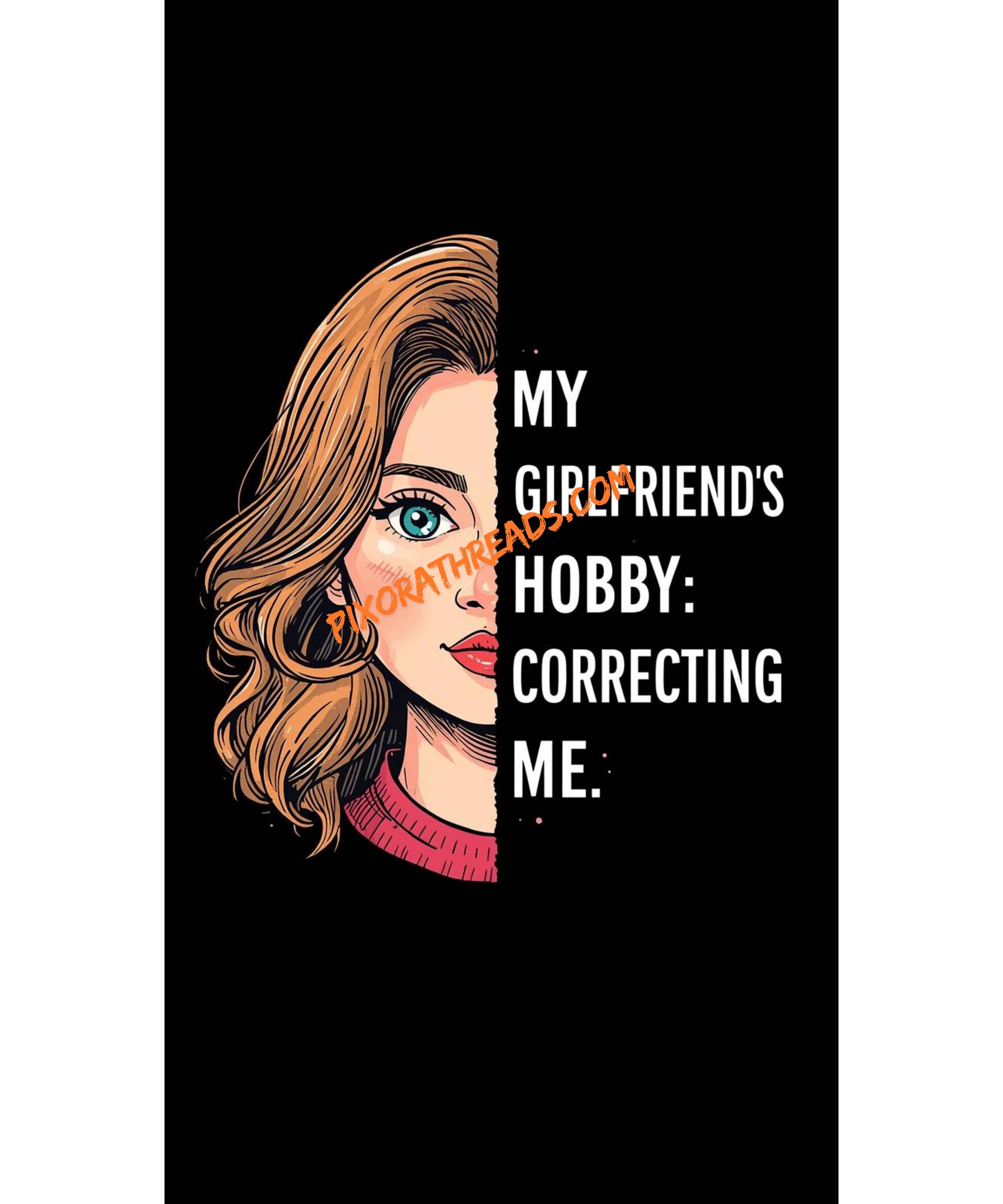 Digital art preview of a meme collection titled PixoraDrop featuring girlfriend's hobby theme.