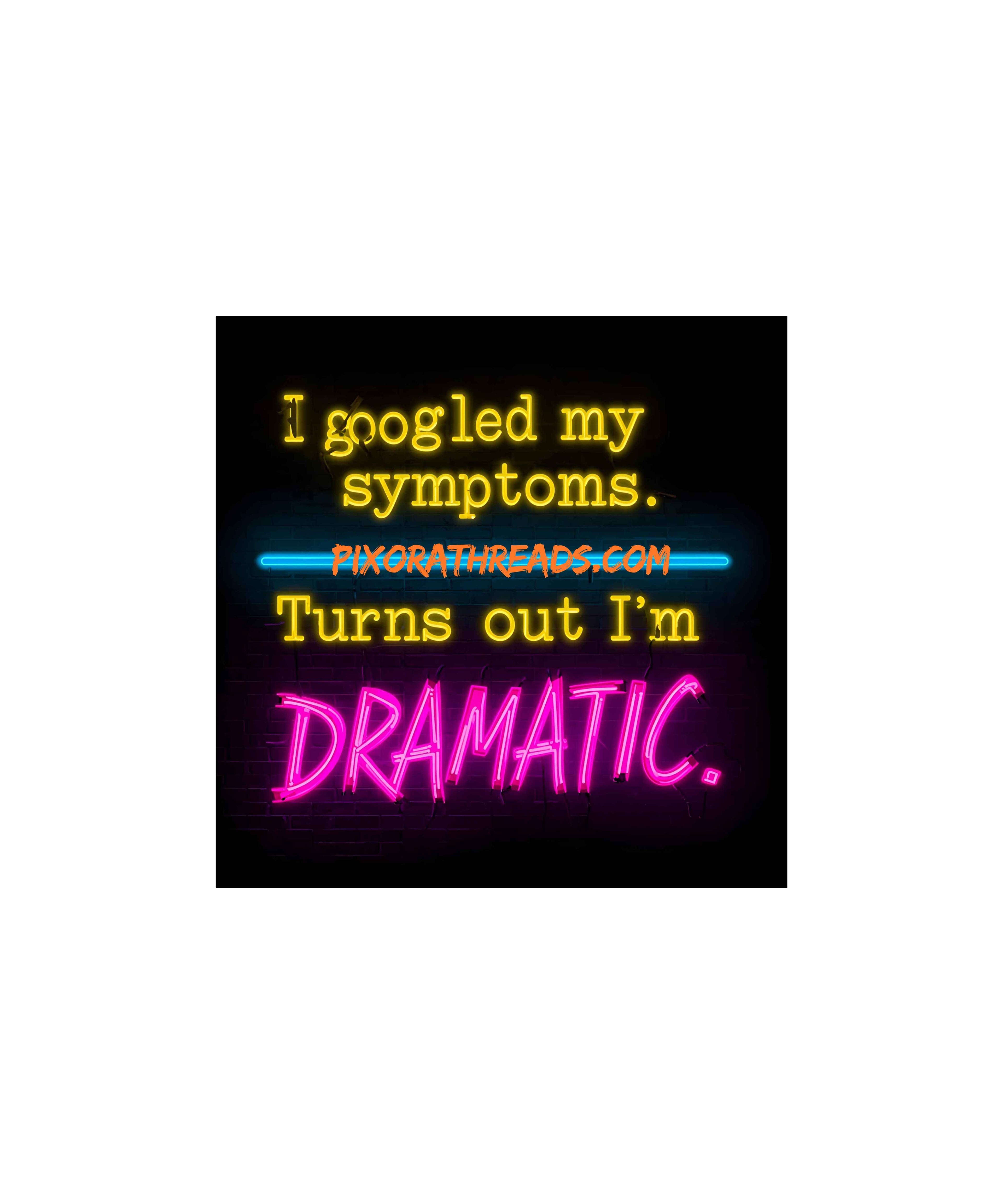 Digital art preview titled I'm Dramatic featuring meme-style introvert humor design.