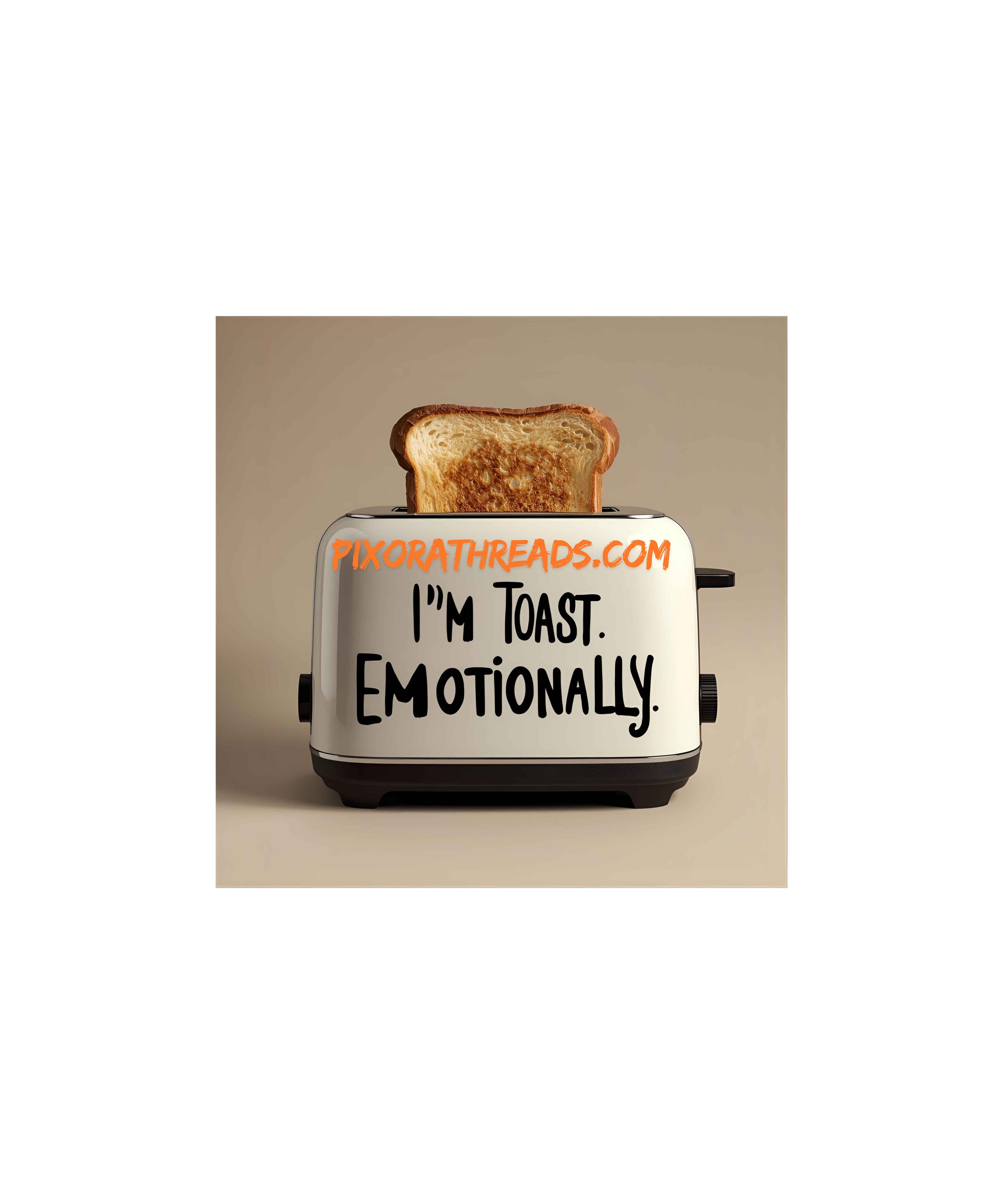 Digital art preview of a toast character with expressive eyes from the PixoraDrop meme collection.